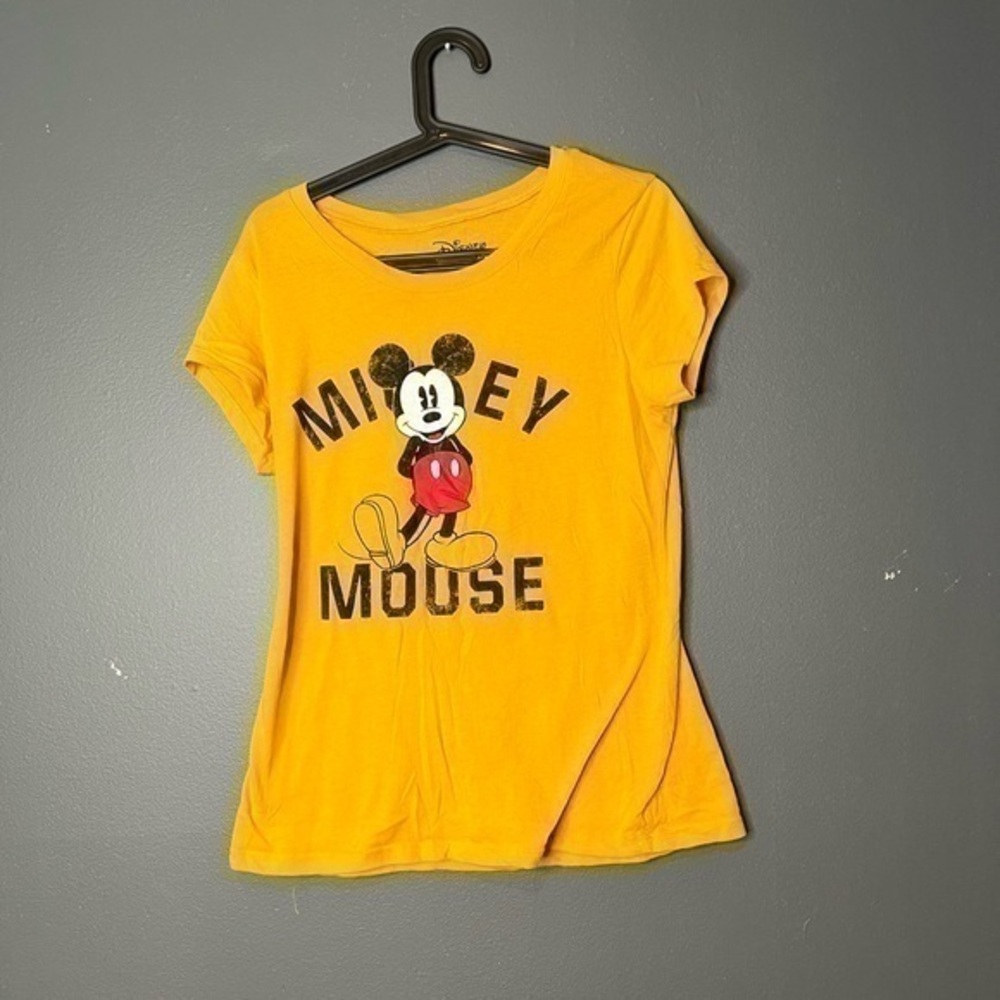 Disney Yellow Mickey Mouse Graphic Tee
